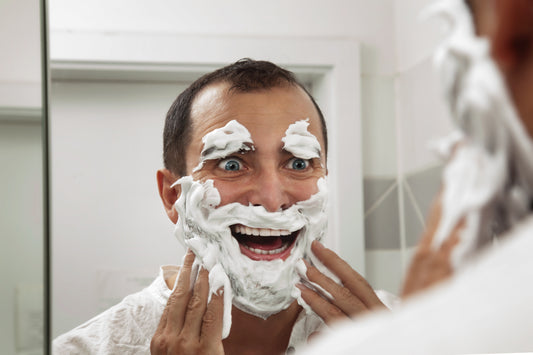 Shaving Cream & Acrylic Paint?