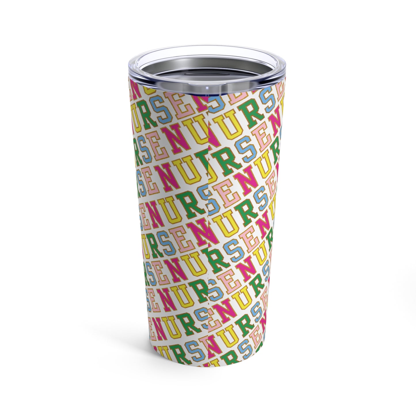 Nurse Tumbler 20oz, Perfect For Nurse Week, Students, Graduates, Registered Nurse, ER, Pediatric, Oncology, NICU, Nurse Retirement - BPA Free, Stainless Steel