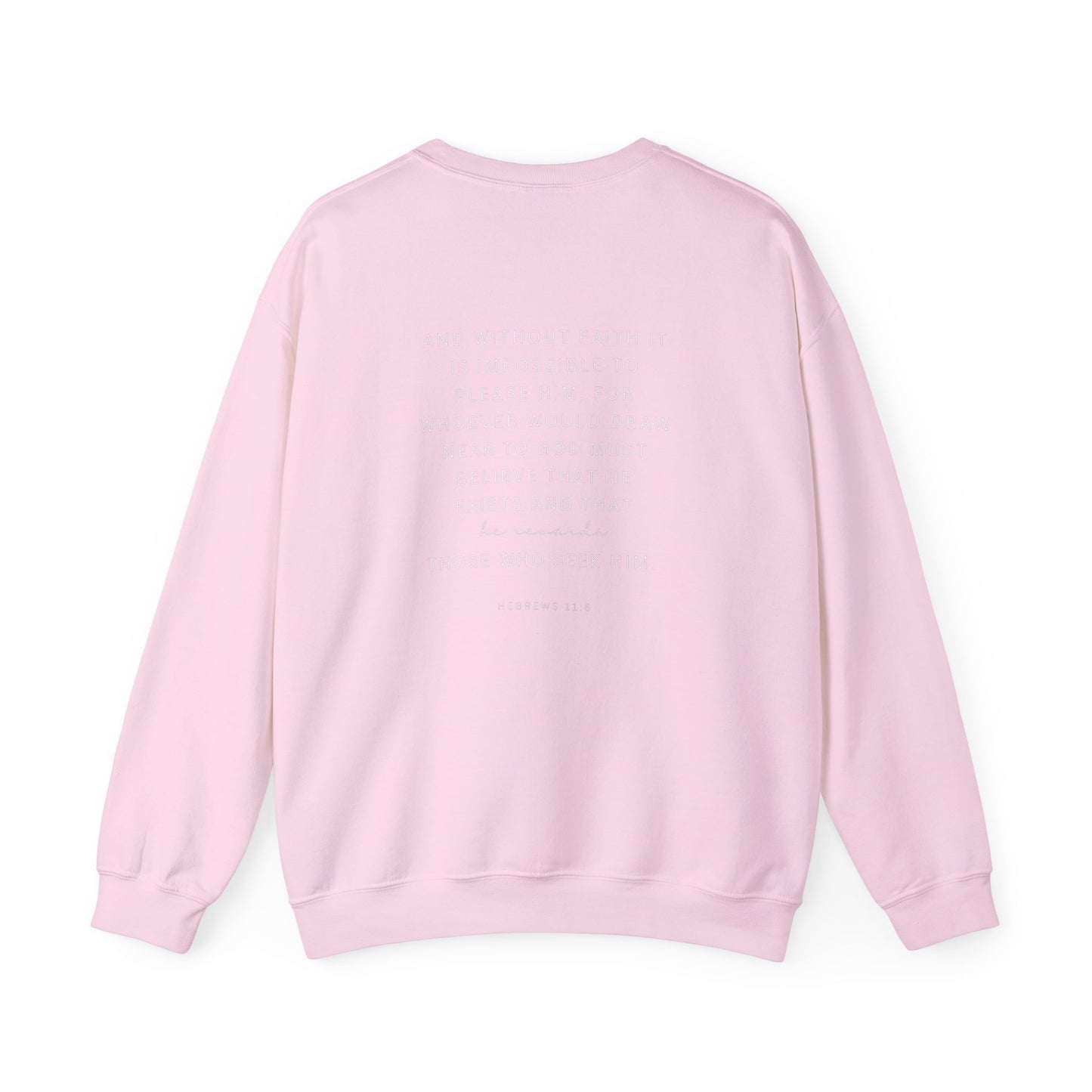 Scripture Crewneck For Women, Perfect For Religious Students, Teachers, Perfect Gift For Christian Faith, Catholic School Gift & Faithful Individuals