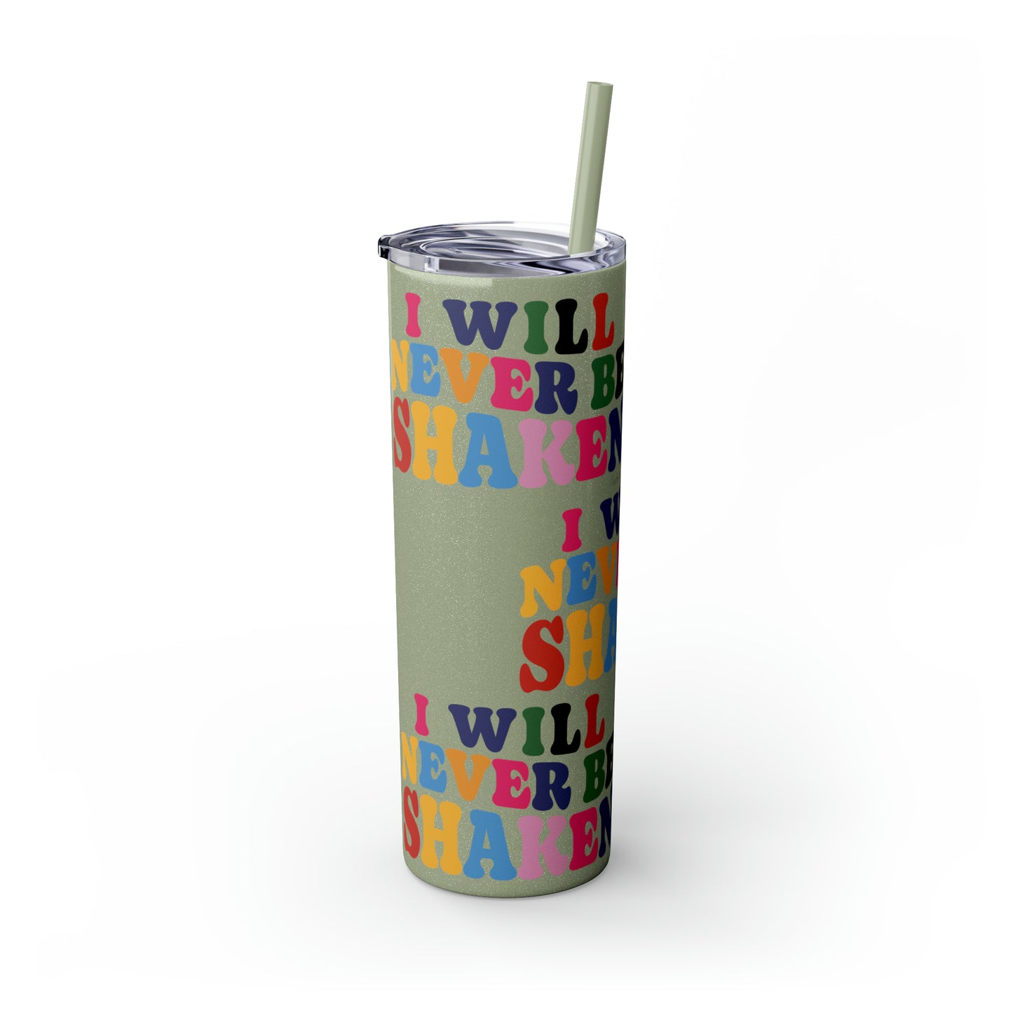 Skinny Tumbler with Straw, 20oz