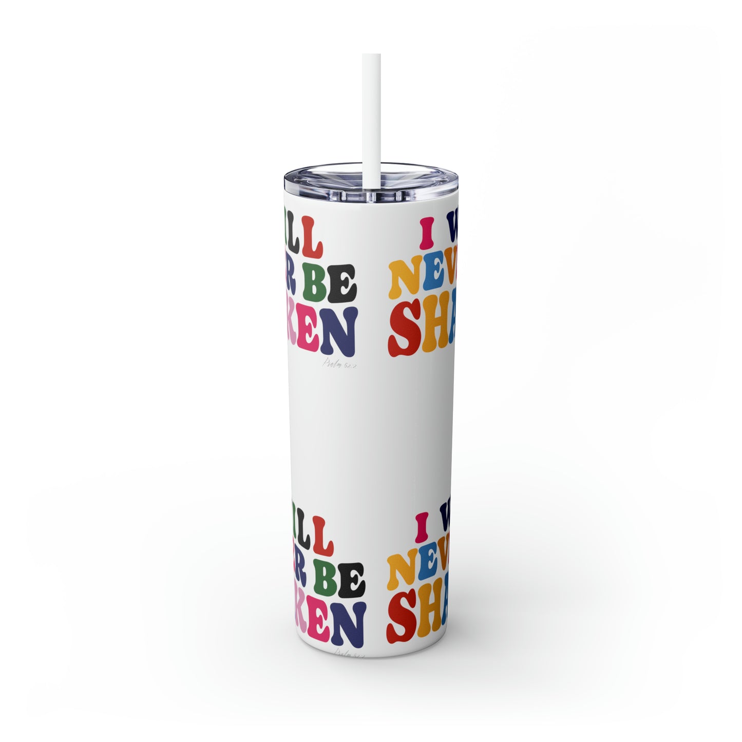 Skinny Tumbler with Straw, 20oz