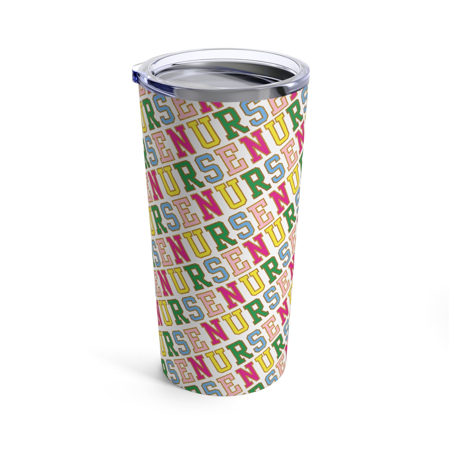 Nurse Tumbler 20oz, Perfect For Nurse Week, Students, Graduates, Registered Nurse, ER, Pediatric, Oncology, NICU, Nurse Retirement - BPA Free, Stainless Steel