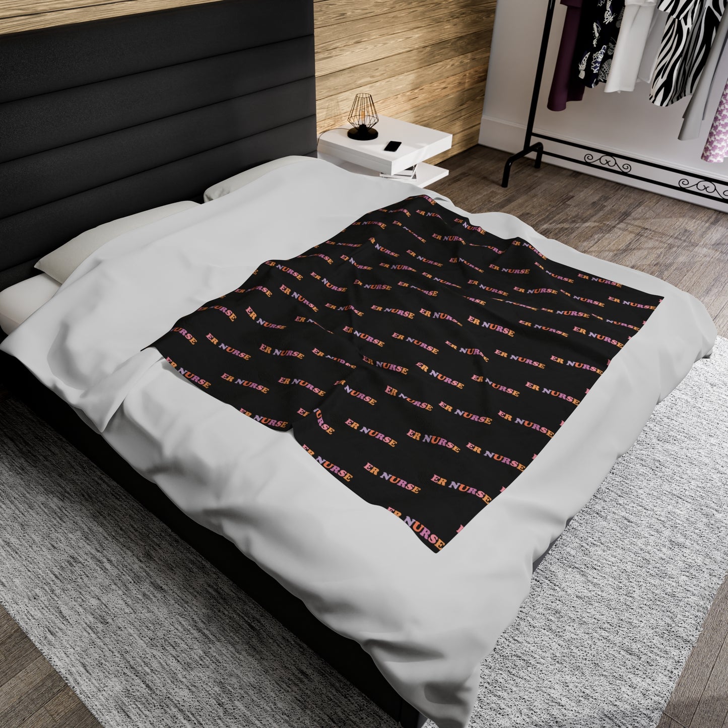Nurse Velveteen Plush Blanket