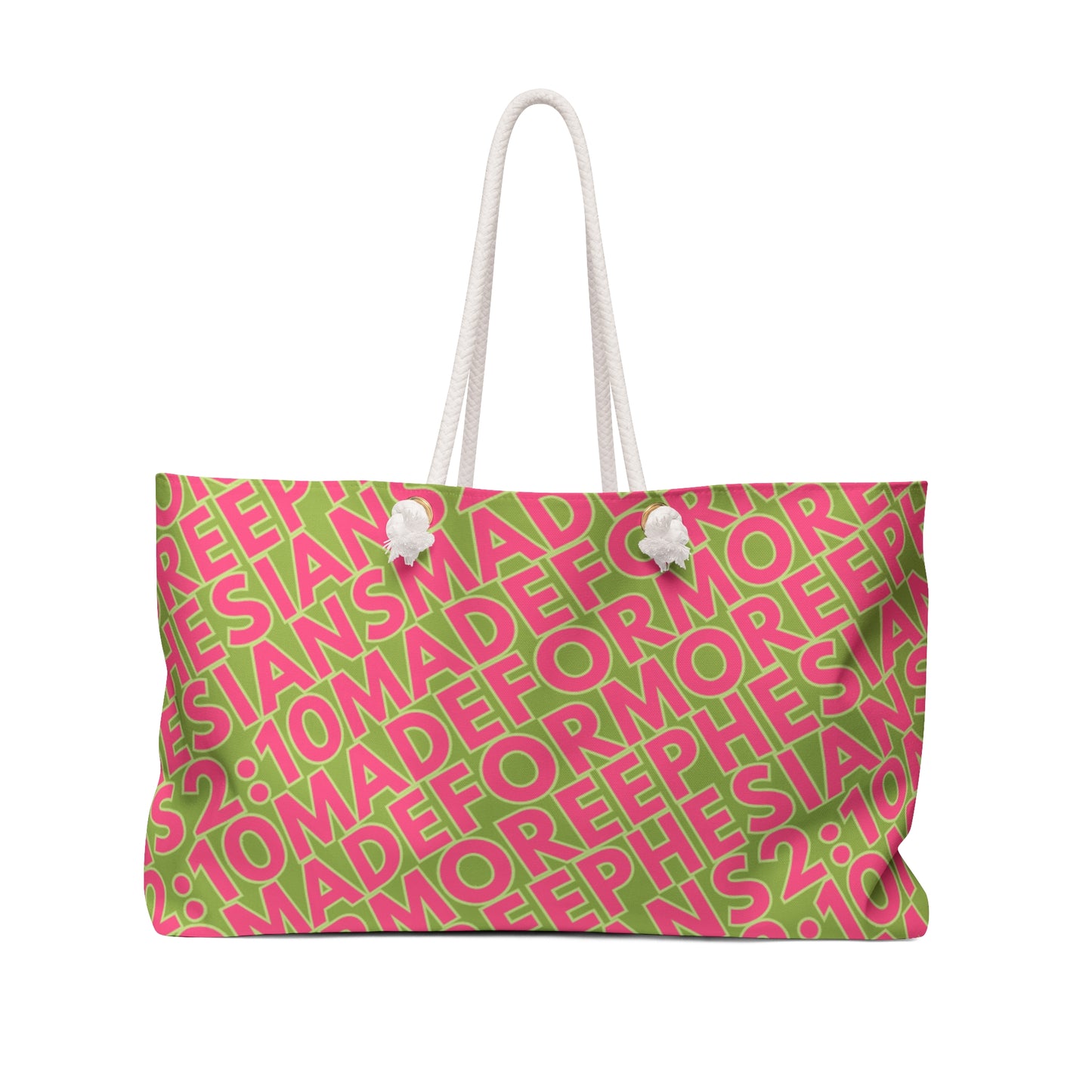 Christian Tote Bag For Women “Made For More” Ephesians 2:10 , Perfect For Religious Students, Teachers, Perfect Gift For Christian Faith, Catholic School Gift & Faithful Individuals