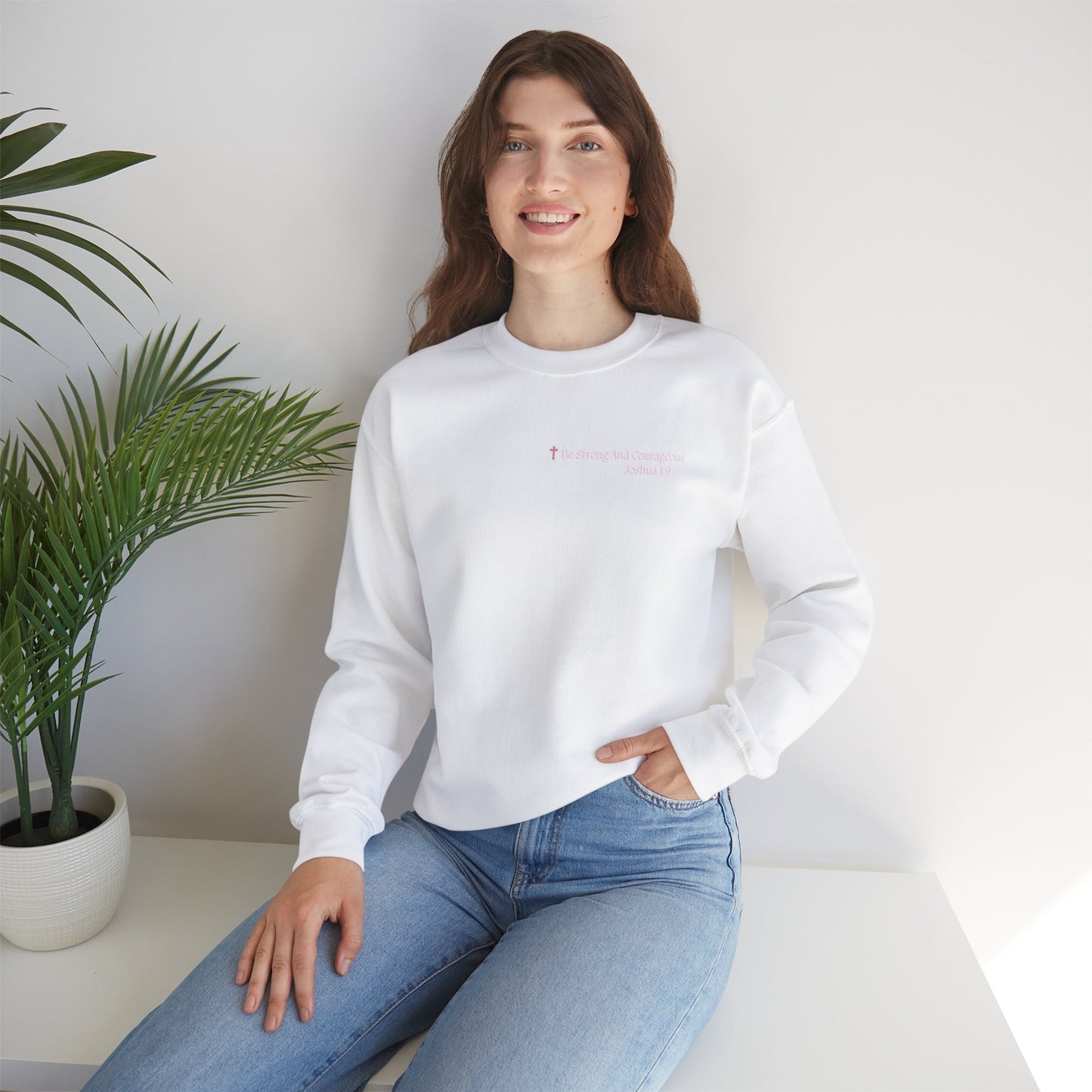 Scripture Crewneck For Women, Perfect For Religious Students, Teachers, Perfect Gift For Christian Faith, Catholic School Gift & Faithful Individuals