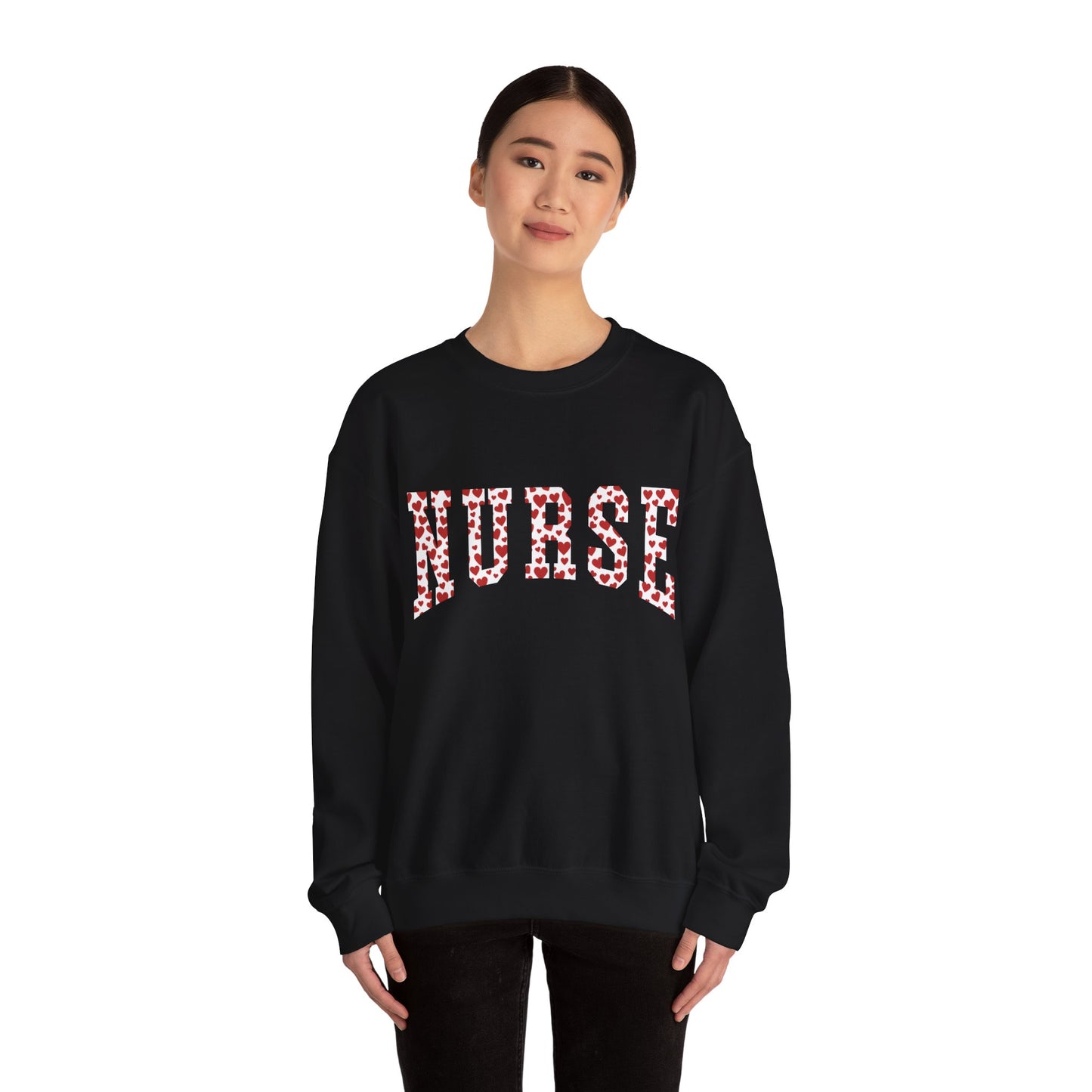 Nurse Crewneck Sweatshirt, Perfect Cozy Sweater For Nurse Week, Students, Graduates, Registered Nurse, ER, Pediatric, Oncology, NICU, Nurse Retirement