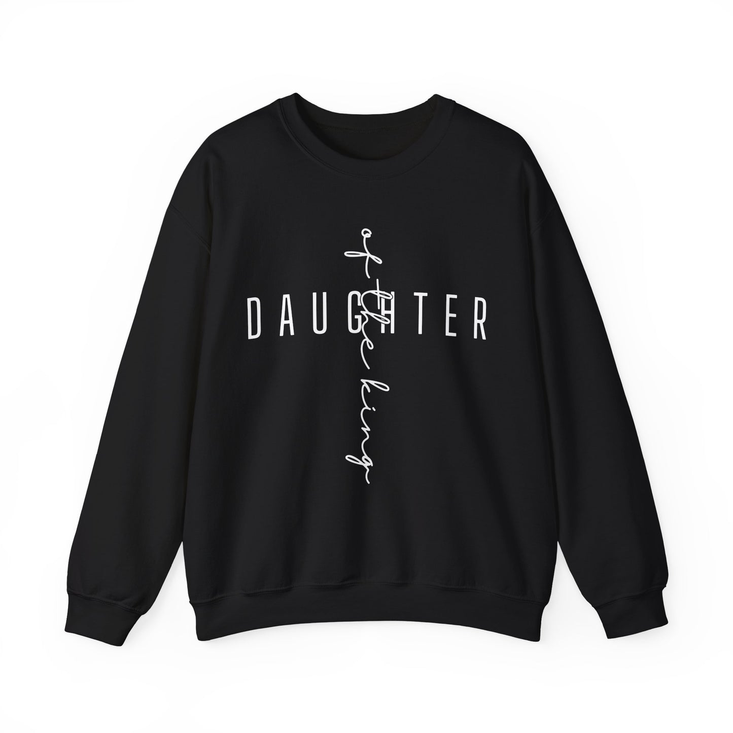 Daughter Of The King Scripture Crewneck For Women, Perfect For Religious Students, Teachers, Perfect Gift For Christian Faith, Catholic School Gift & Faithful Individuals
