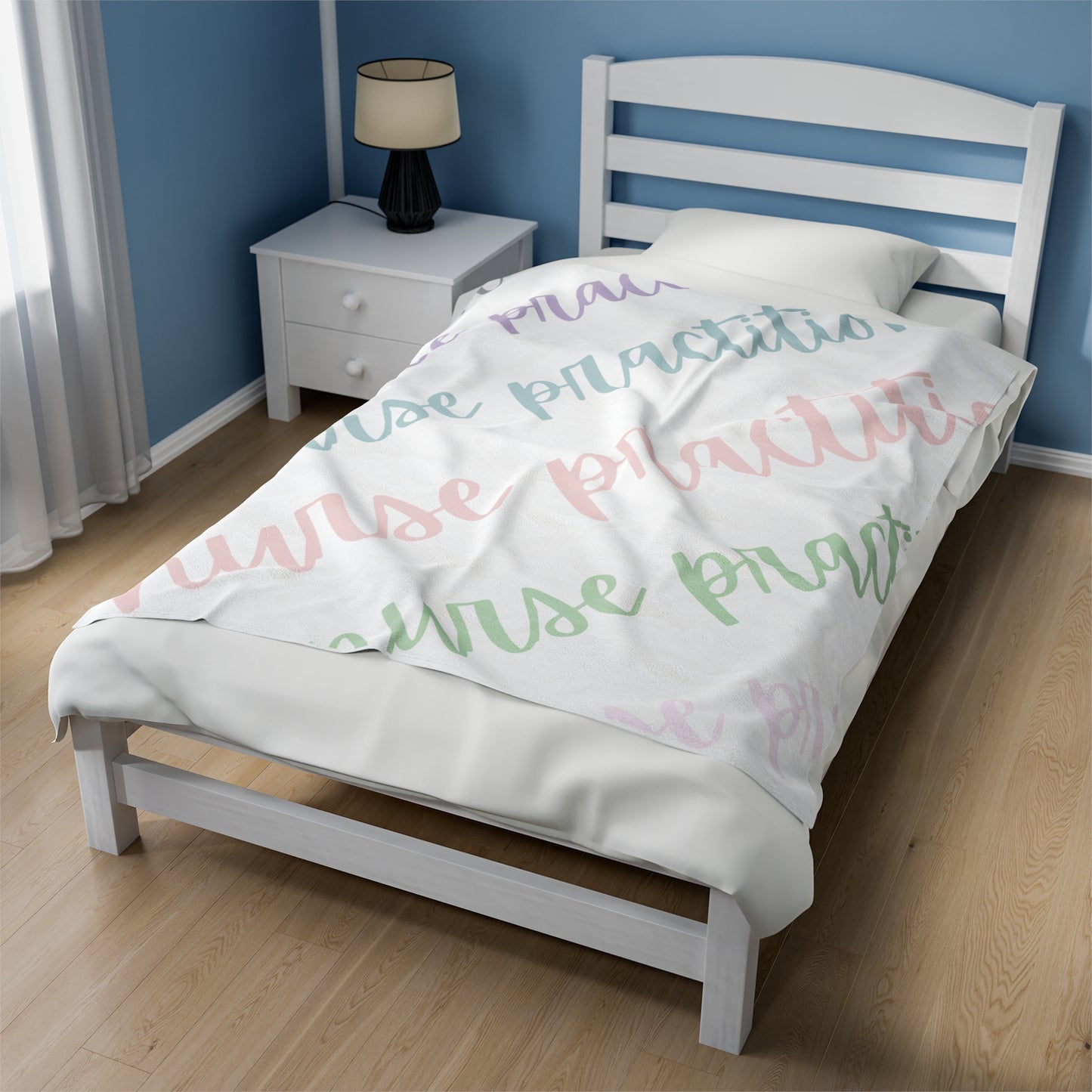Nurse Practitioner Velveteen Blanket