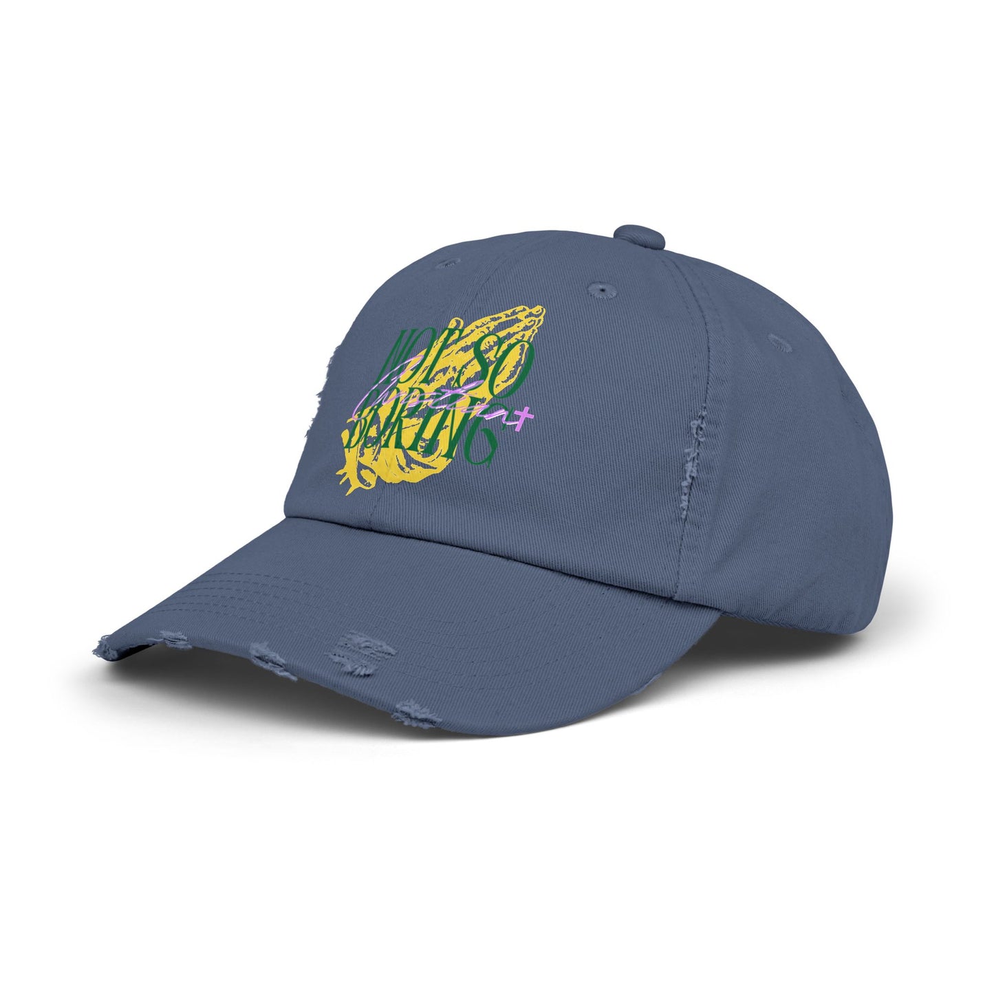 Not So Boring Christian Distressed Cap