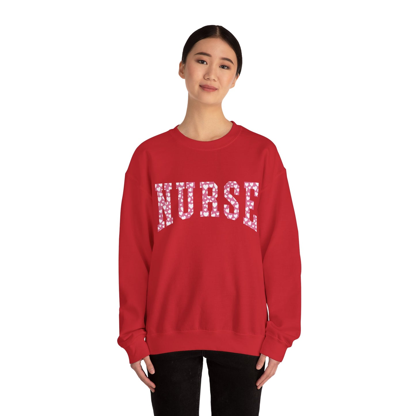 Nurse Crewneck Sweatshirt, Perfect Cozy Sweater For Nurse Week, Students, Graduates, Registered Nurse, ER, Pediatric, Oncology, NICU, Nurse Retirement