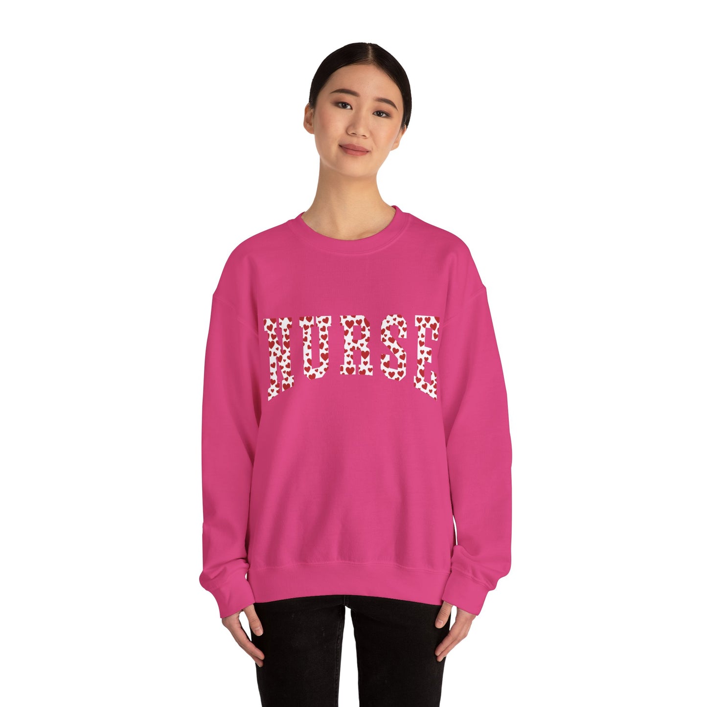 Nurse Crewneck Sweatshirt, Perfect Cozy Sweater For Nurse Week, Students, Graduates, Registered Nurse, ER, Pediatric, Oncology, NICU, Nurse Retirement