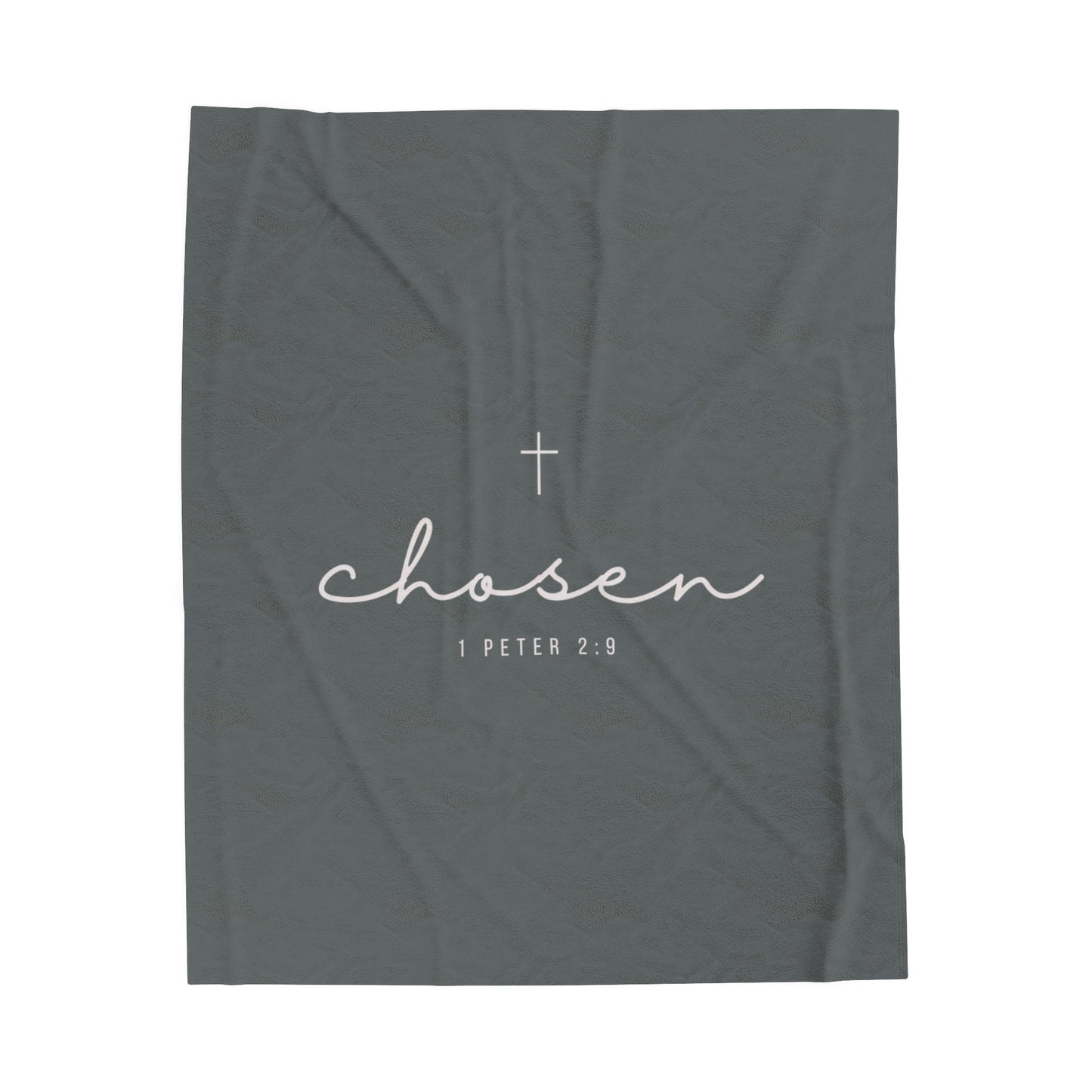 Chosen Velveteen Plush Blanket