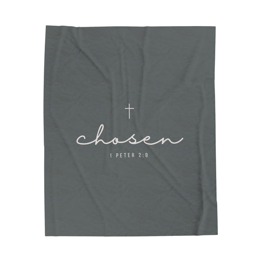Chosen Velveteen Plush Blanket