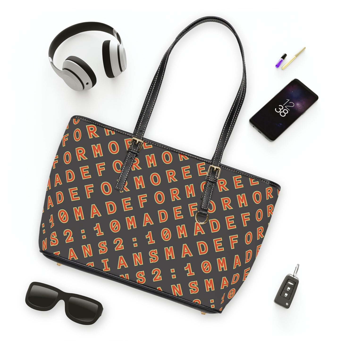 Leather Shoulder Bag Christian Tote Bag For Women, Perfect For Religious Students, Teachers, Perfect Gift For Christian Faith, Catholic School Gift & Faithful Individuals