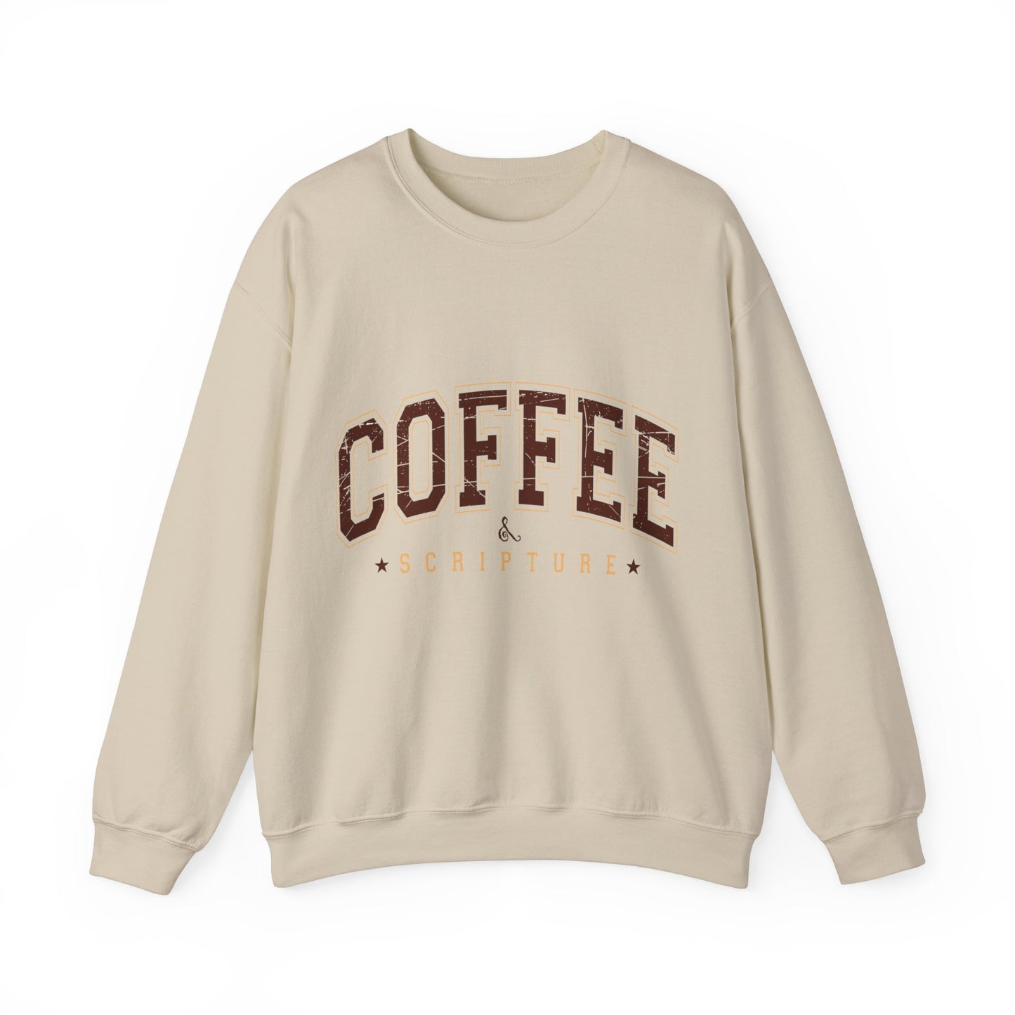 Fall Coffee and Scripture Crewneck Sweatshirt For Women and Girls, Perfect For Religious Students, Bible Study Groups, Teachers, Perfect Gift For Christian Faith, Catholic School Gift & Faithful Individuals