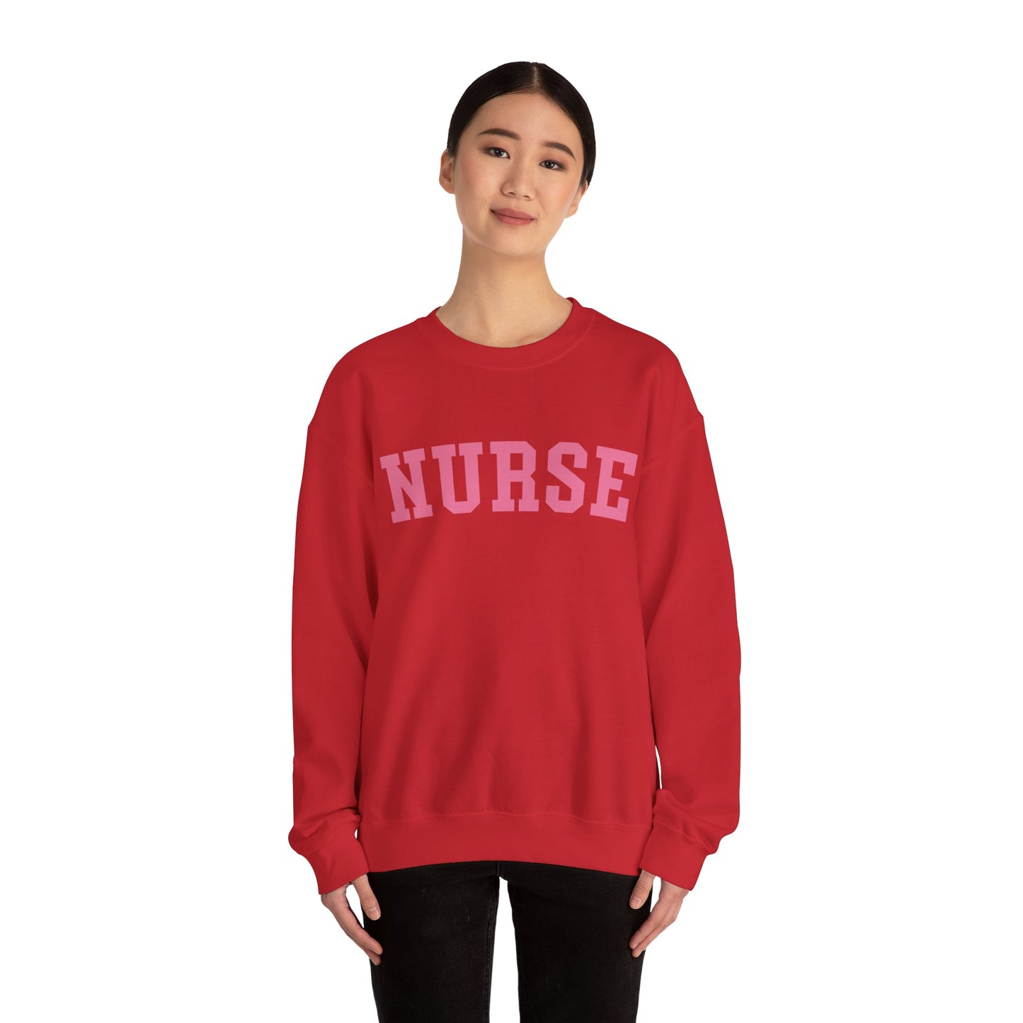 Nurse Crewneck Sweatshirt, Perfect Cozy Sweater For Nurse Week, Students, Graduates, Registered Nurse, ER, Pediatric, Oncology, NICU, Nurse Retirement