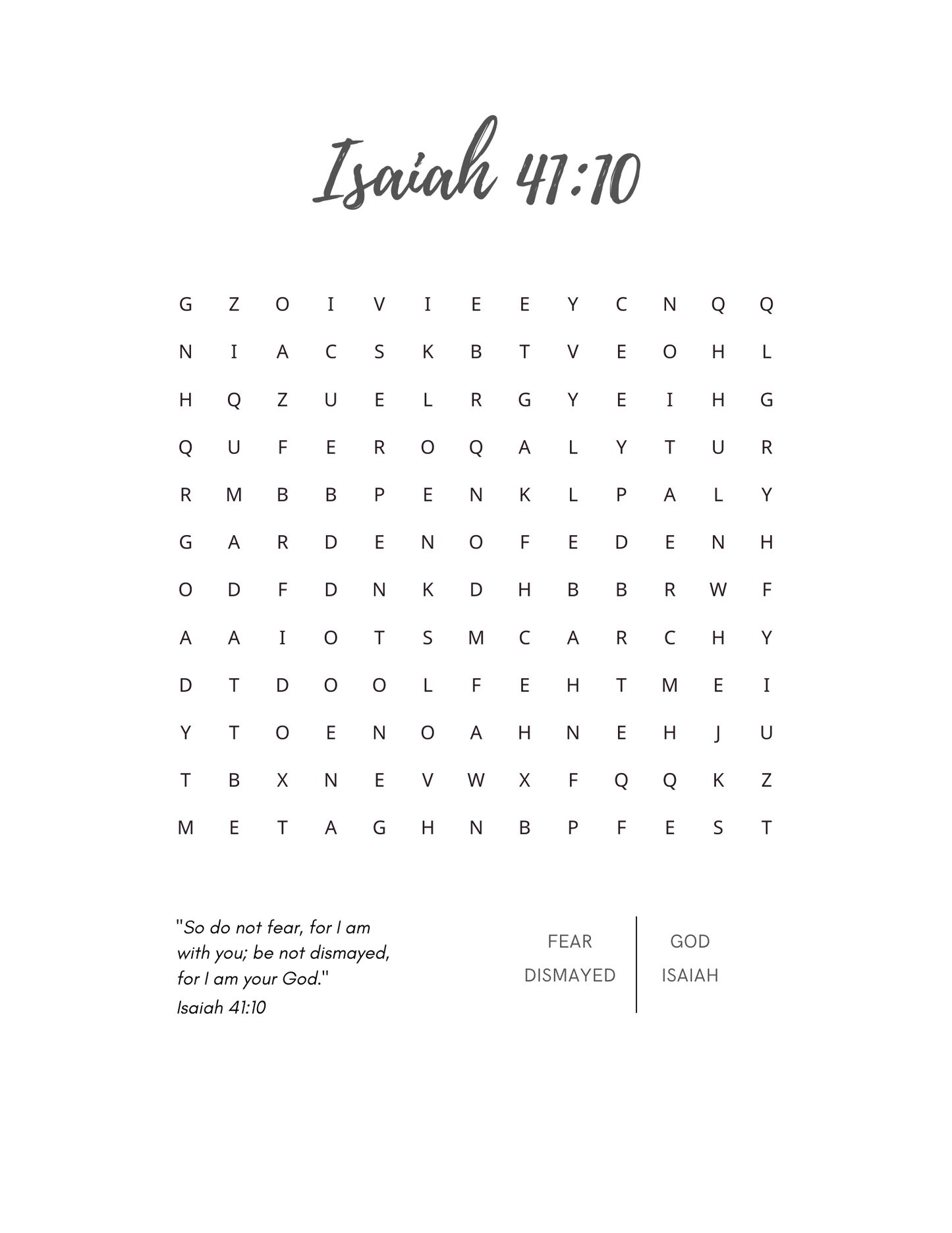 Word Search Bible Verses For Women
