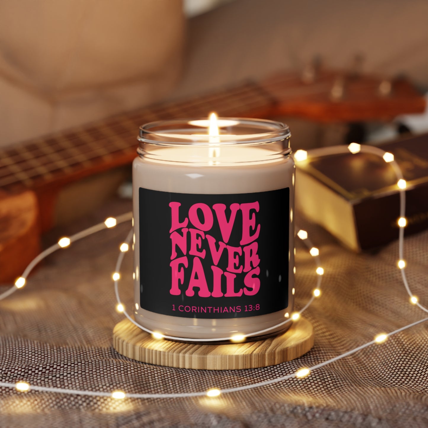 Candle For Faithful Women, Scented Soy Candle, 9oz, Perfect For Religious Students, Teachers, Perfect Gift For Christian Faith, Catholic School & Faithful Individuals
