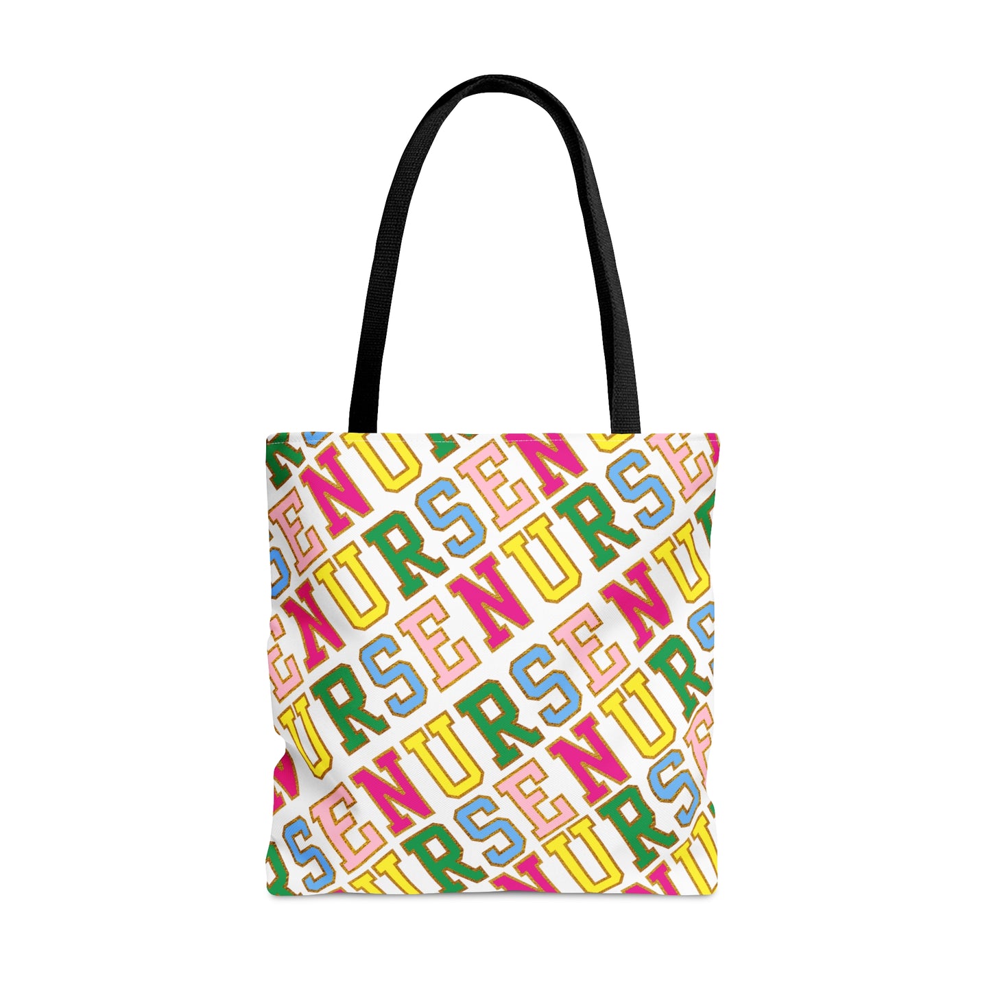 Trendy Nurse Tote Bag, Durable Spun Polyester, Perfect For Nurse Week, Students, Graduates, Registered Nurse, ER, Pediatric, Oncology, NICU, Nurse Retirement Gift