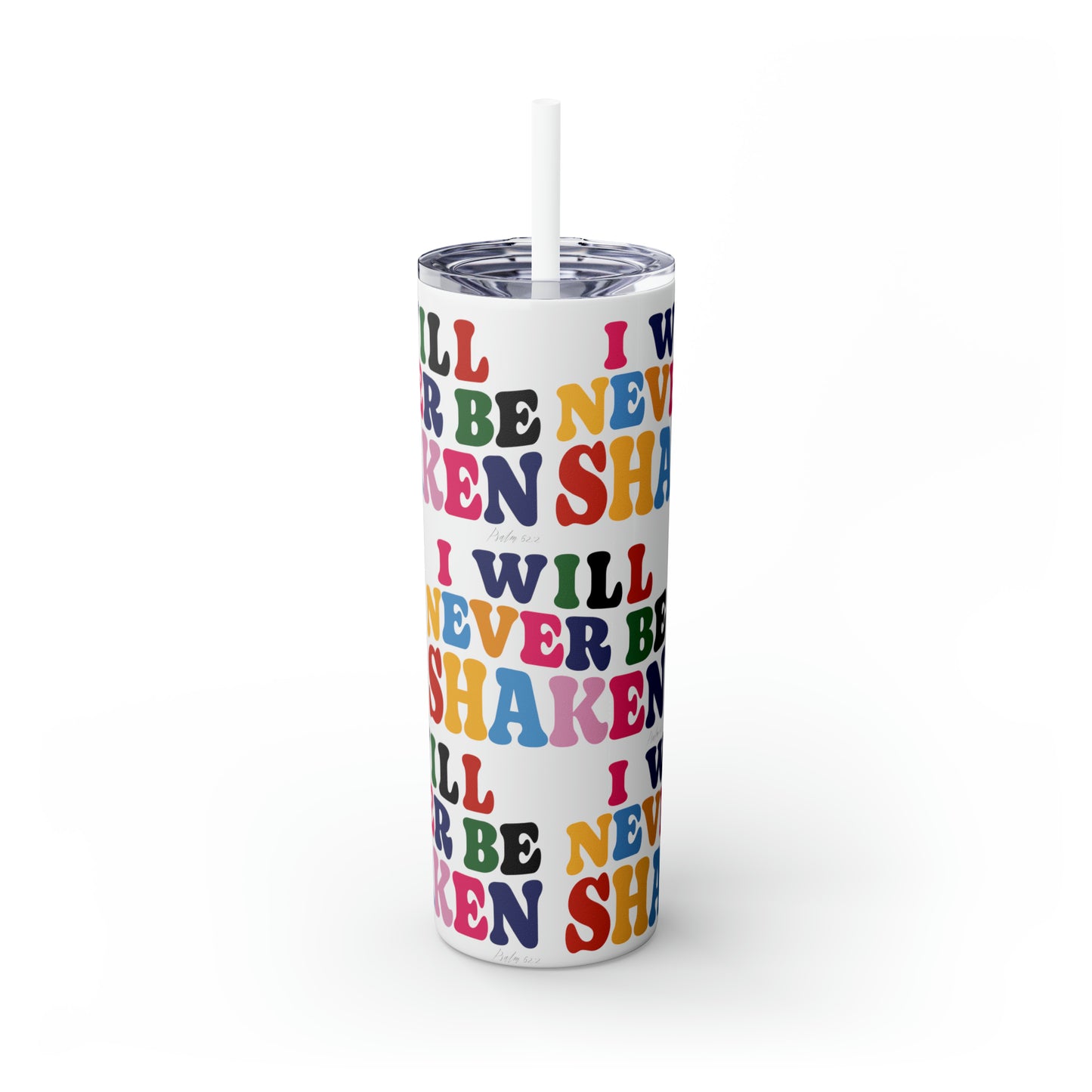 Skinny Tumbler with Straw, 20oz