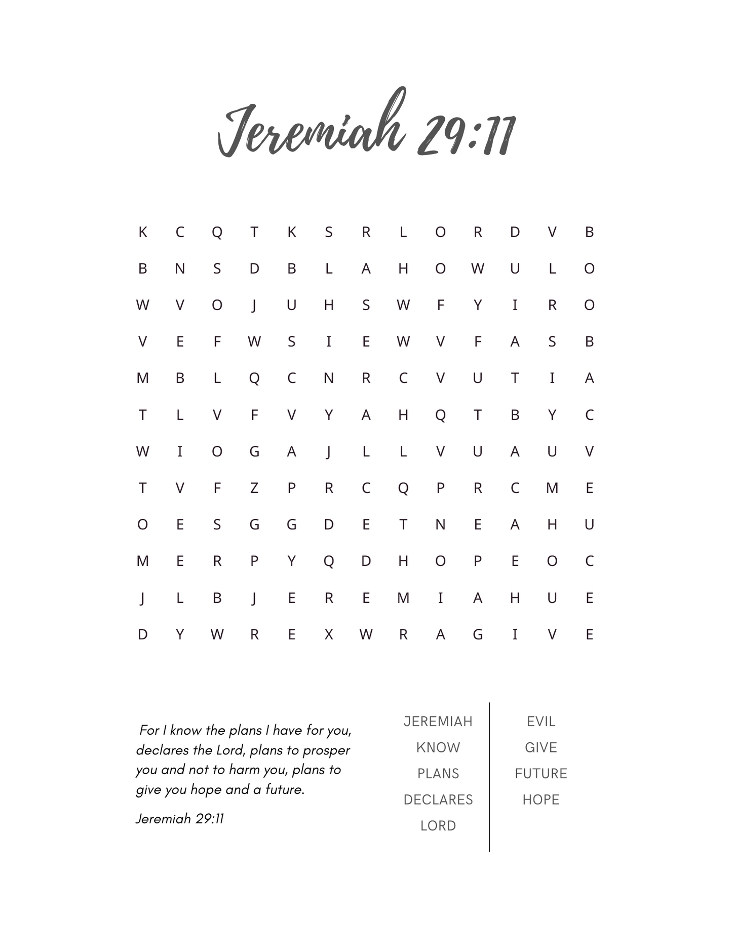 Word Search Bible Verses For Women