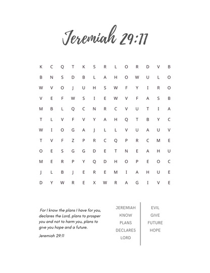 Word Search Bible Verses For Women