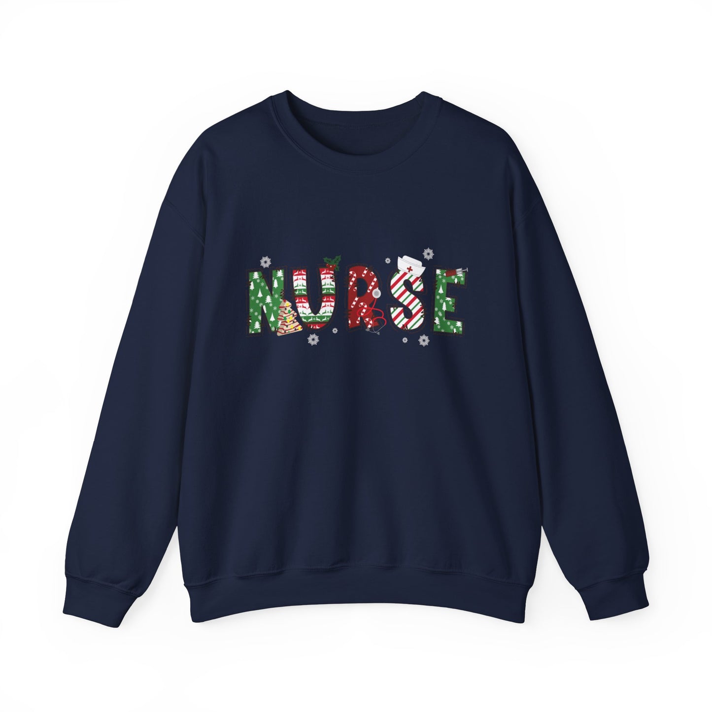 Nurse Crewneck Sweatshirt, Perfect For Nurse Week, Students, Nurse Graduates, Registered Nurses, ER Nurses, Paediatric, Oncology, NICU, Nurse Retirement, Perfect Cozy Sweater For Thanksgiving Or Christmas & Holidays