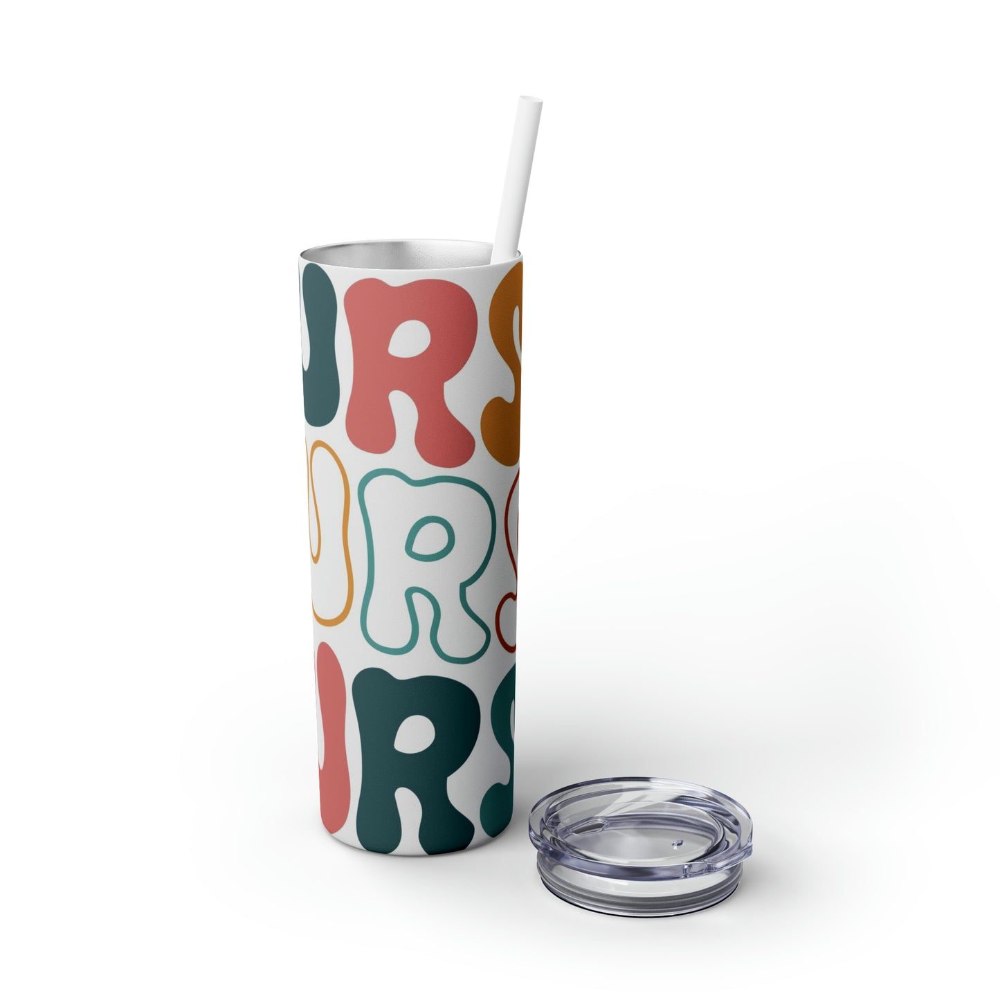 Colorful Athletic Nurse Tumbler 20oz with Straw. Perfect For Nurse Week, Students, Graduates, Registered Nurse, ER, Pediatric, Oncology, NICU, Nurse Retirement - BPA Free, Stainless Steel