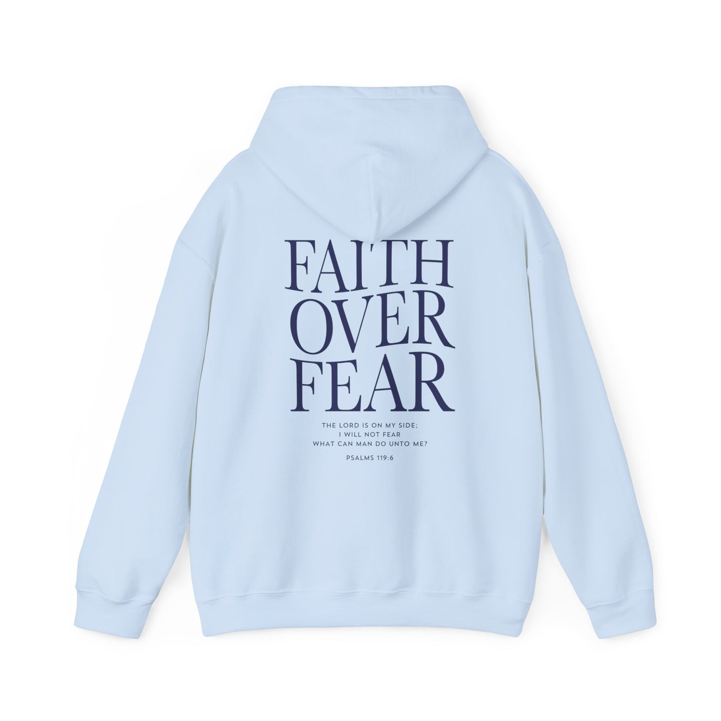 Faith Over Fear Scripture Crewneck For Women, Perfect For Religious Students, Teachers, Perfect Gift For Christian Faith, Catholic School Gift & Faithful Individuals