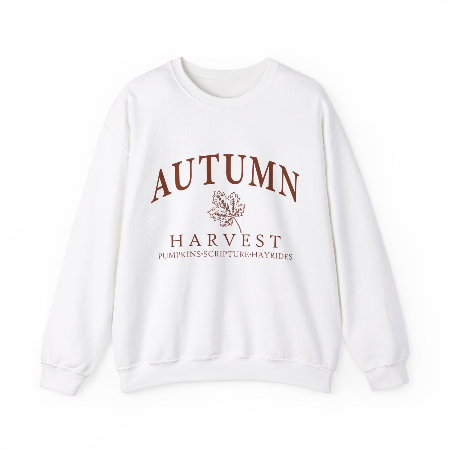 Fall Harvest Season Season Crewneck Sweatshirt For Women and Girls, Perfect For Religious Students, Bible Study Groups, Teachers, Perfect Gift For Christian Faith, Catholic School Gift & Faithful Individuals