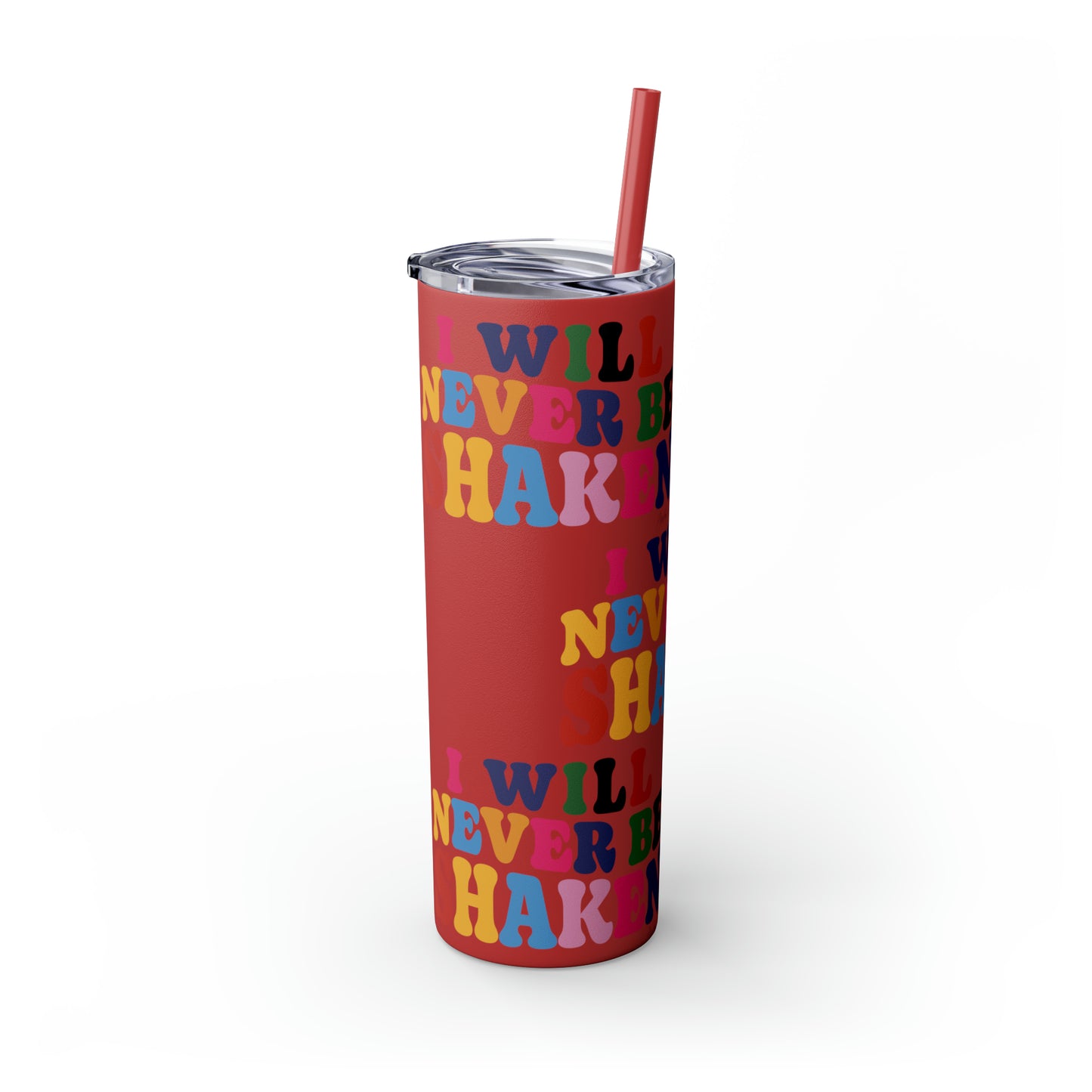 Skinny Tumbler with Straw, 20oz