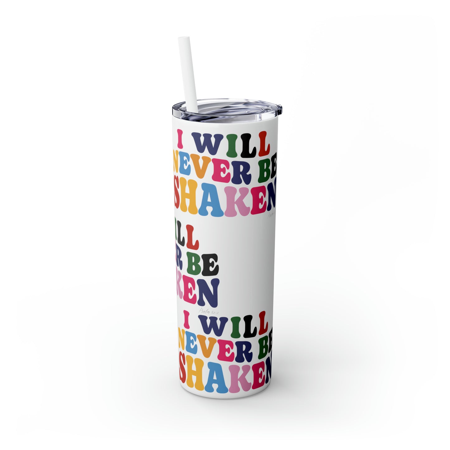 Skinny Tumbler with Straw, 20oz