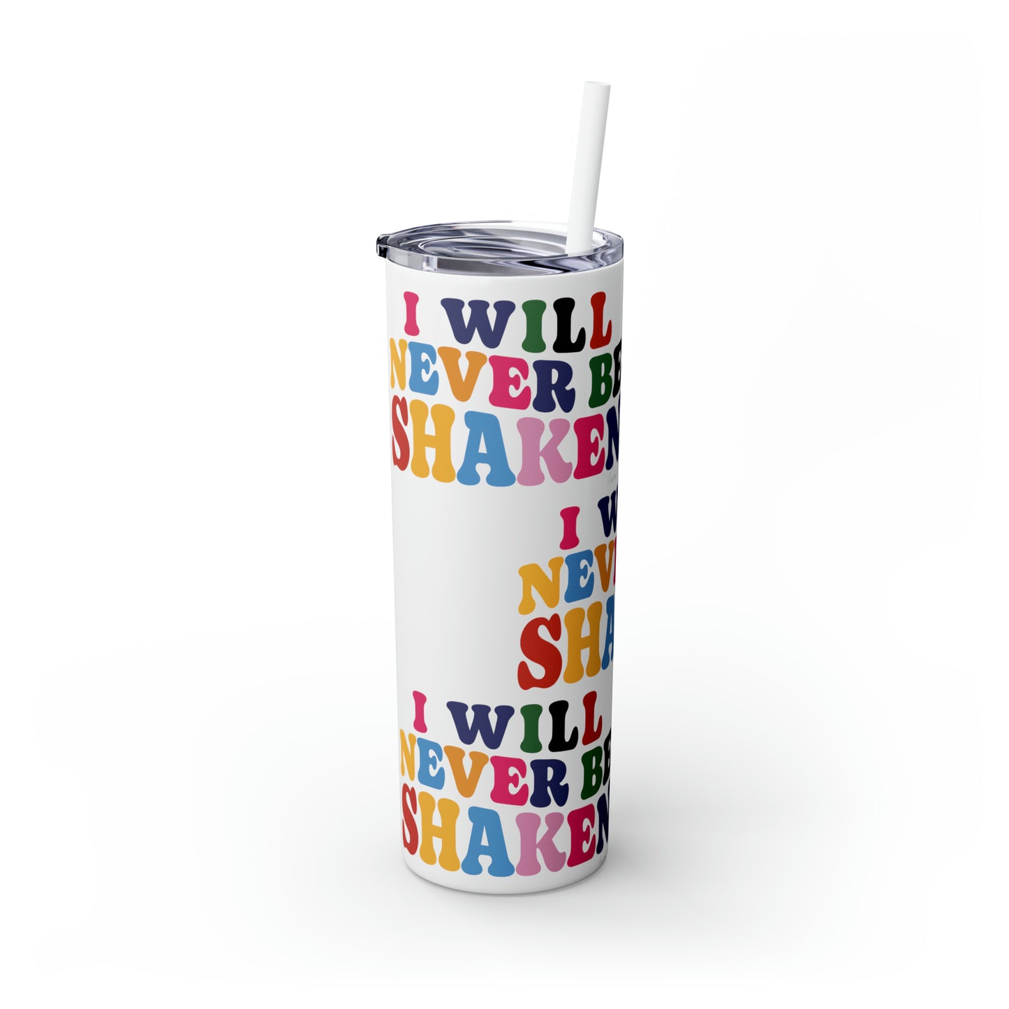 Skinny Tumbler with Straw, 20oz