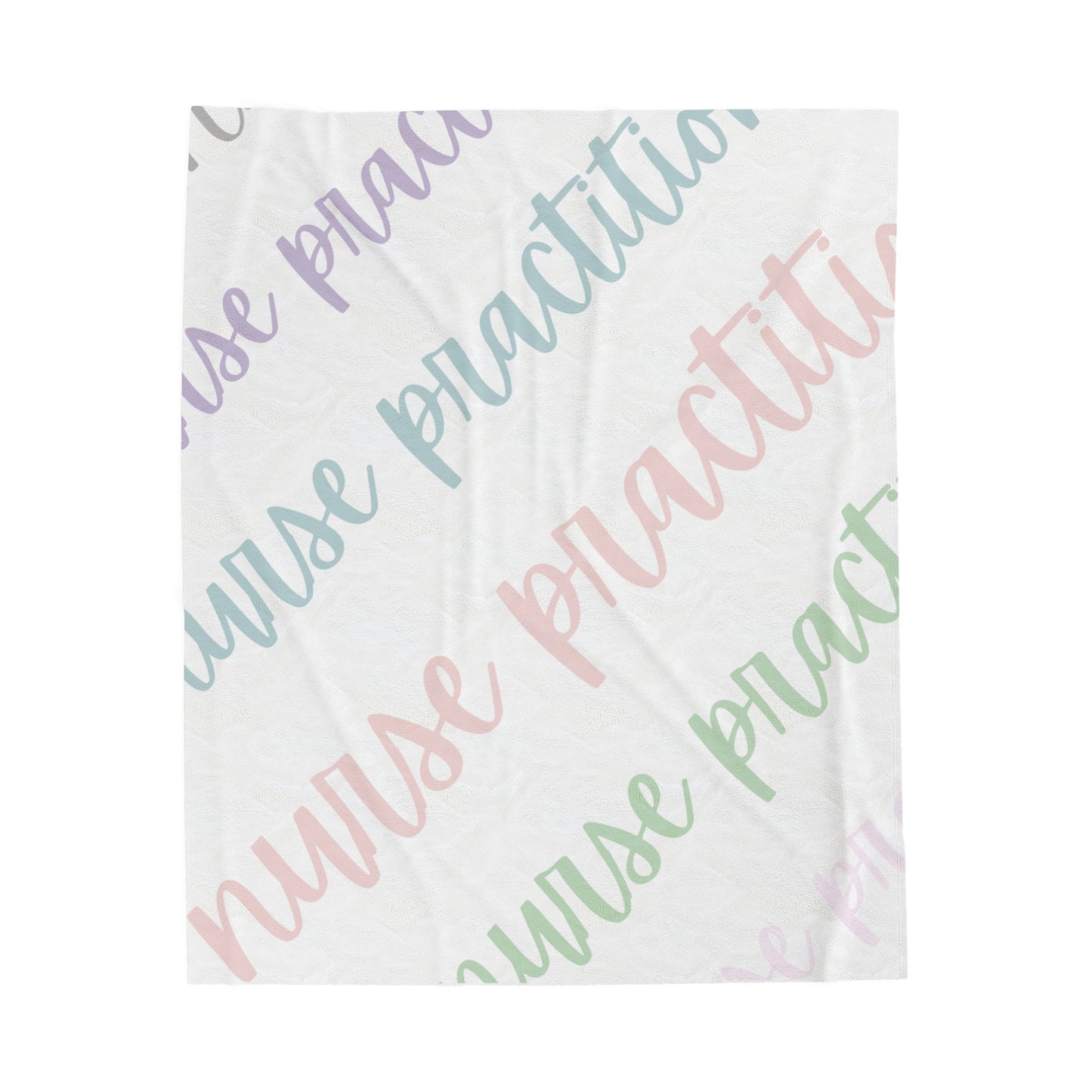 Nurse Practitioner Velveteen Blanket