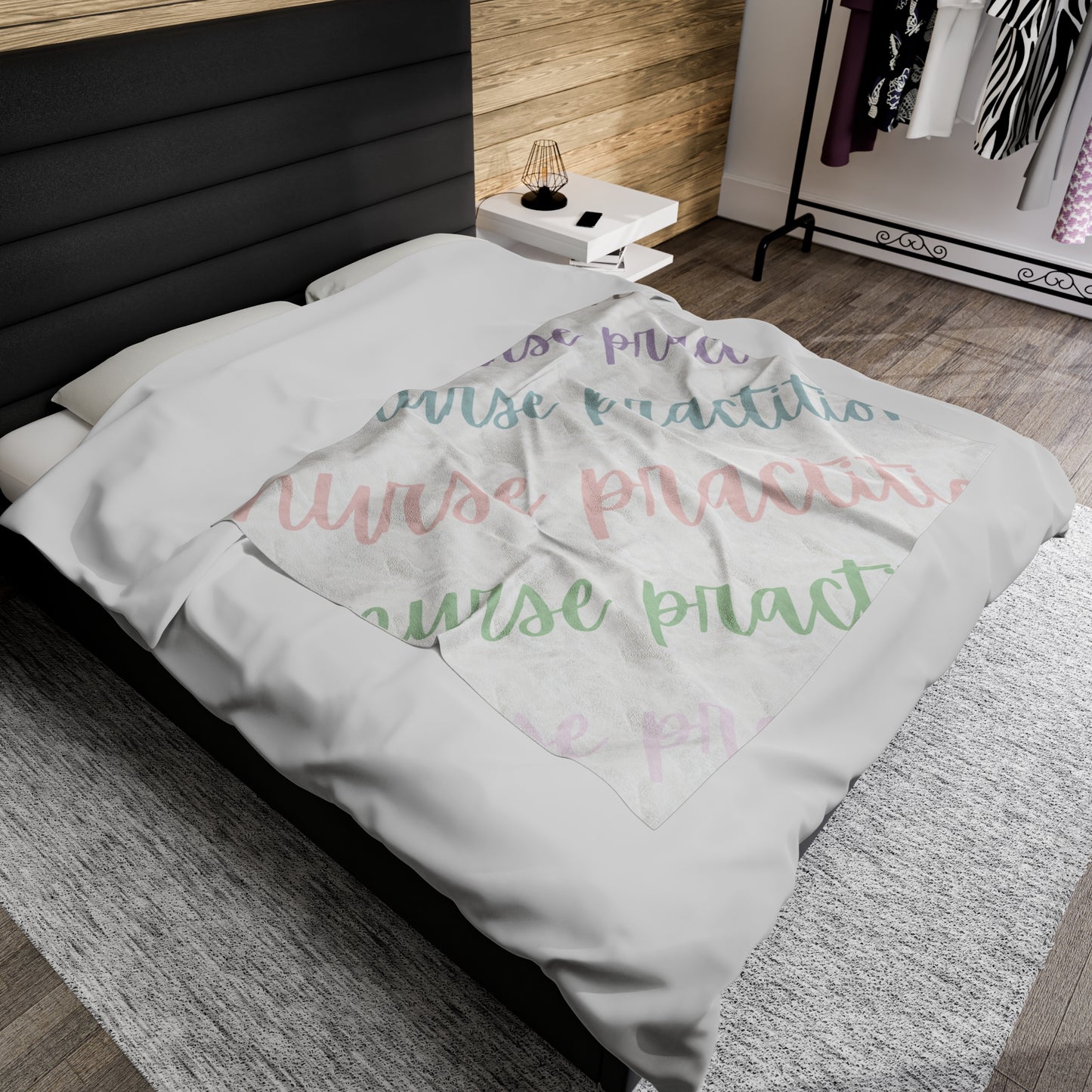 Nurse Practitioner Velveteen Blanket