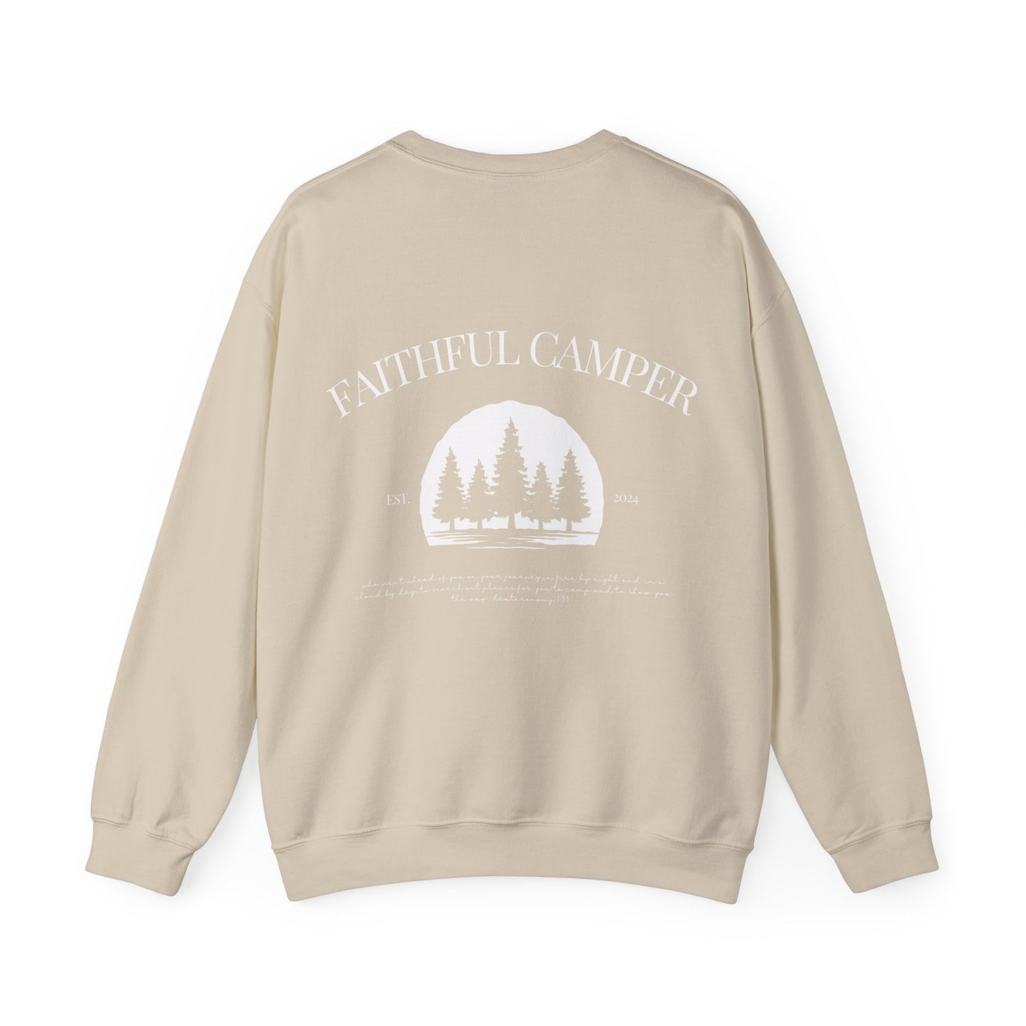 Crewneck Sweatshirt For Summer Campers For Women and Girls, Perfect For Religious Students, Campers, Counselors, Teachers, Perfect Gift For Christian Faith, Catholic School Gift & Faithful Individuals