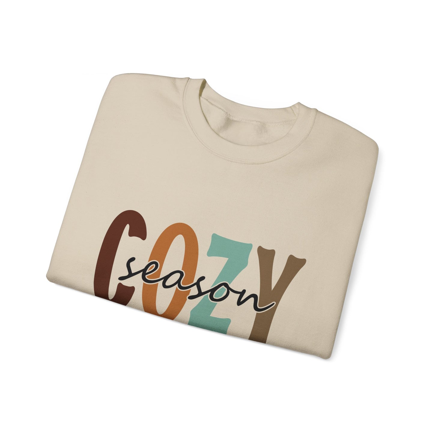 Fall Cozy Season Crewneck Sweatshirt For Women and Girls, Perfect For Religious Students, Bible Study Groups, Teachers, Perfect Gift For Christian Faith, Catholic School Gift & Faithful Individuals