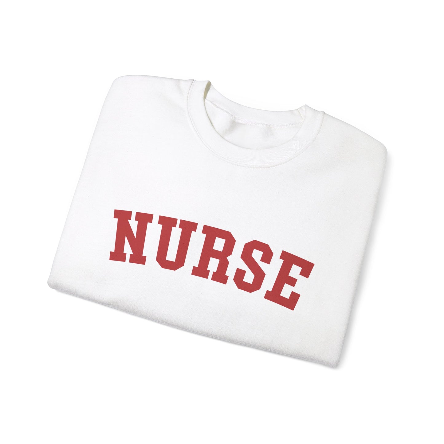 Nurse Crewneck Sweatshirt, Perfect Cozy Sweater For Nurse Week, Students, Graduates, Registered Nurse, ER, Pediatric, Oncology, NICU, Nurse Retirement