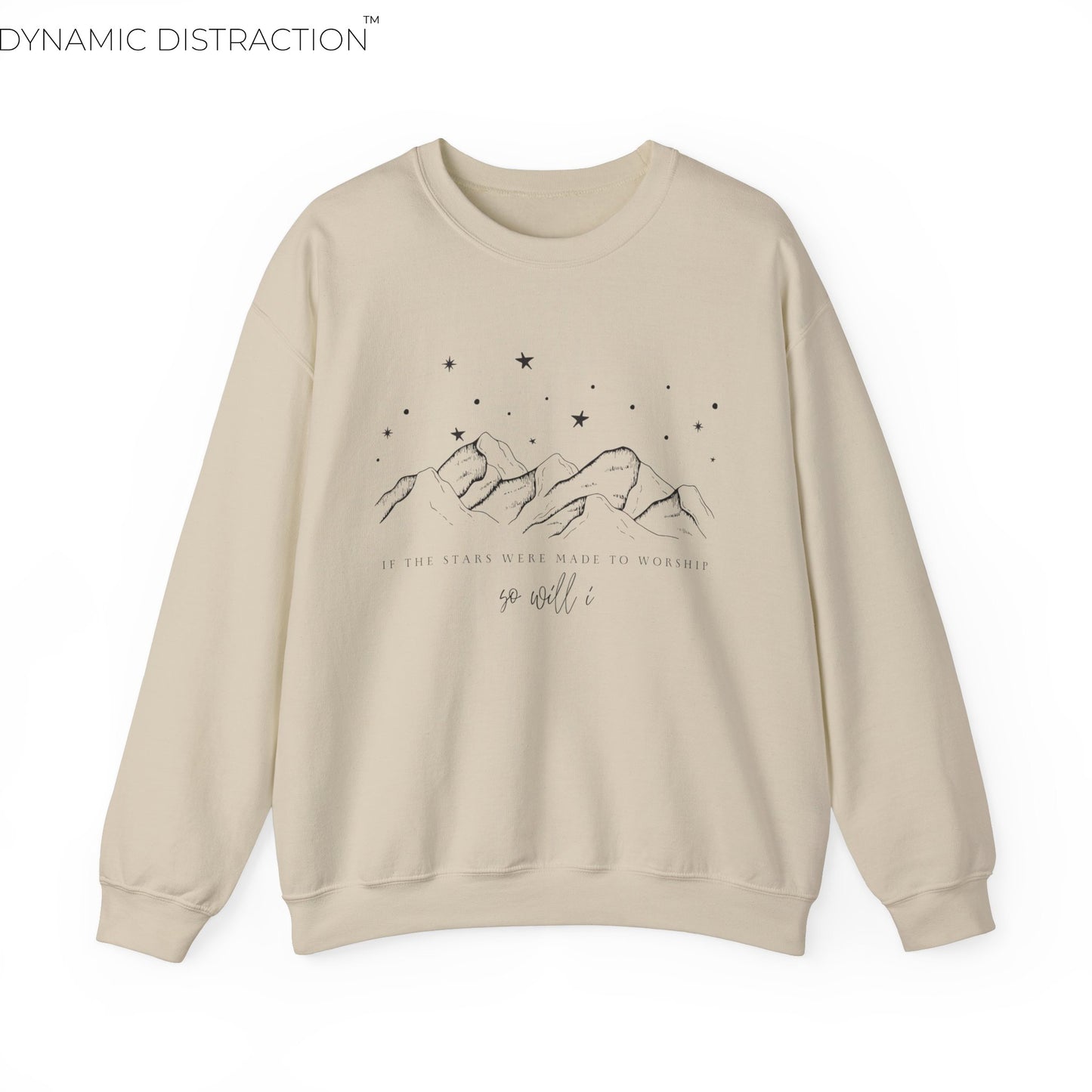 If The Stars Were Made To Worship Trendy Scripture Crewneck For Women, Perfect For Religious Students, Teachers, Perfect Gift For Christian Faith, Catholic School Gift & Faithful Individuals