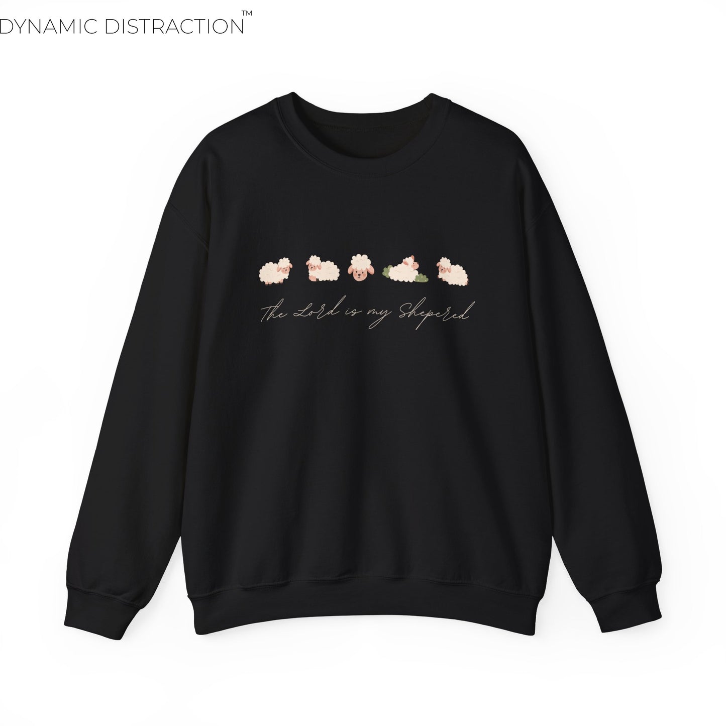 The Lord Is My Shepered Scripture Crewneck For Women, Perfect For Religious Students, Teachers, Perfect Gift For Christian Faith, Catholic School Gift & Faithful Individuals