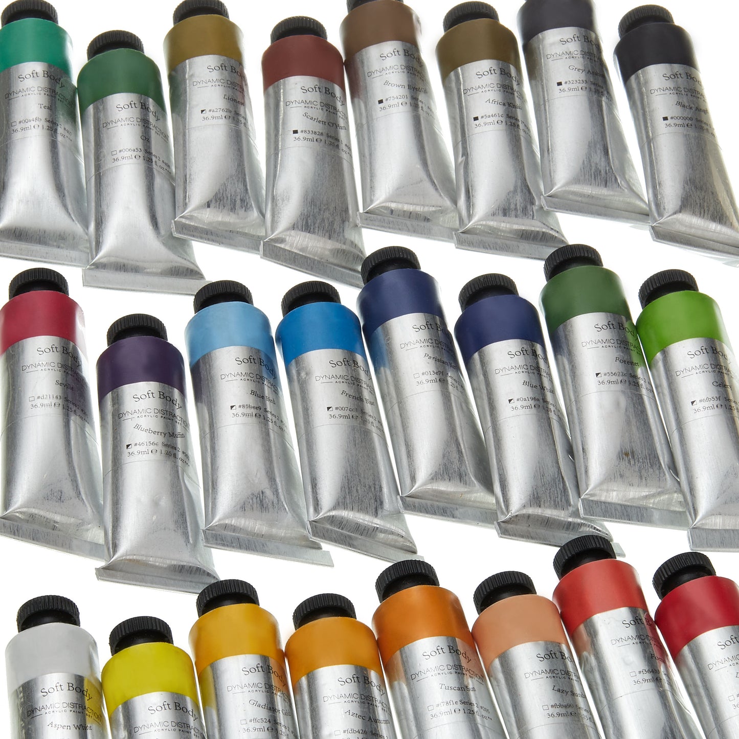 Acrylic Paint Set - 24 Soft Body