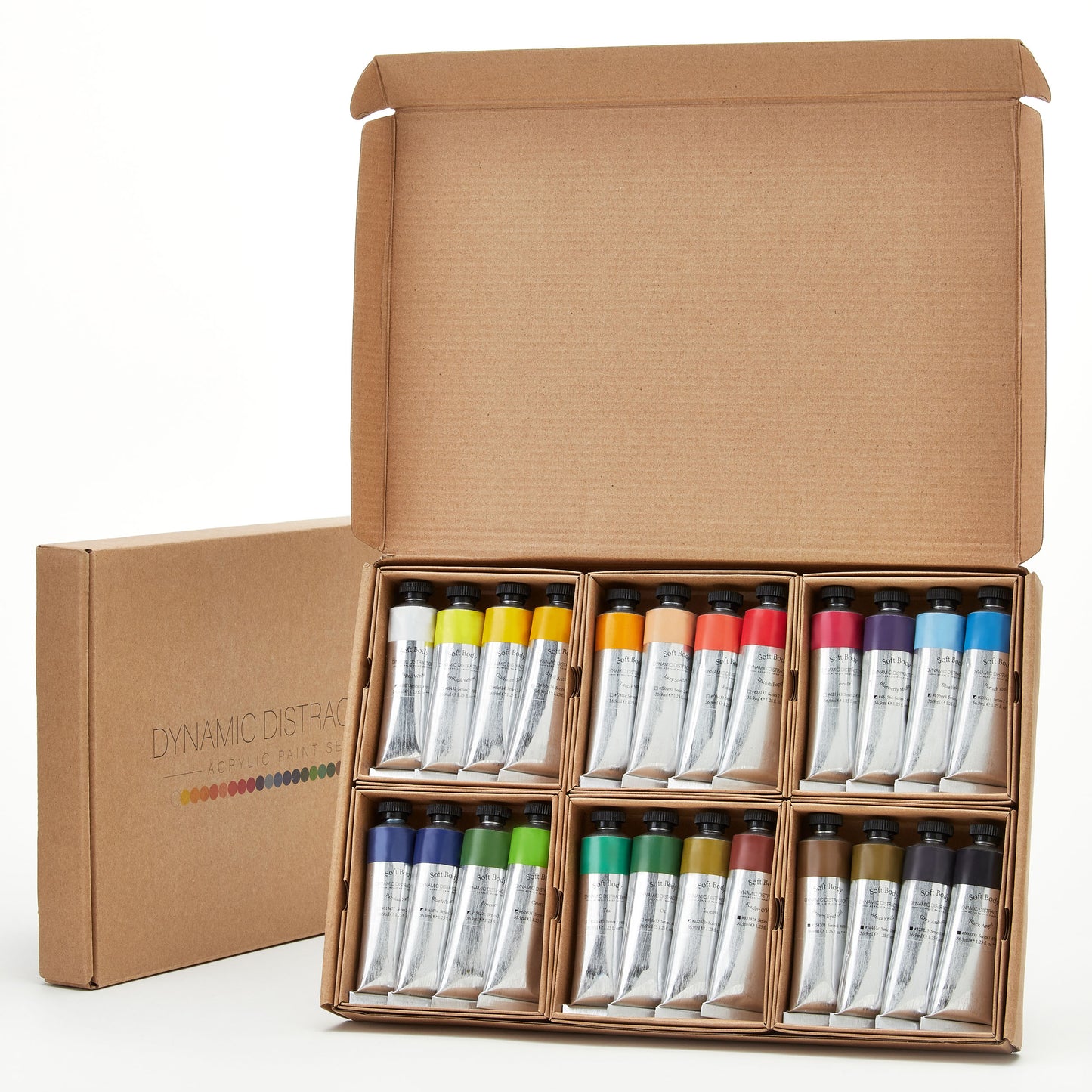 Acrylic Paint Set - 24 Soft Body