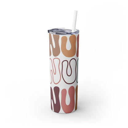 Trendy Nurse Tumbler 20oz with Straw. Perfect For Nurse Week, Students, Graduates, Registered Nurse, ER, Pediatric, Oncology, NICU, Nurse Retirement - BPA Free, Stainless Steel