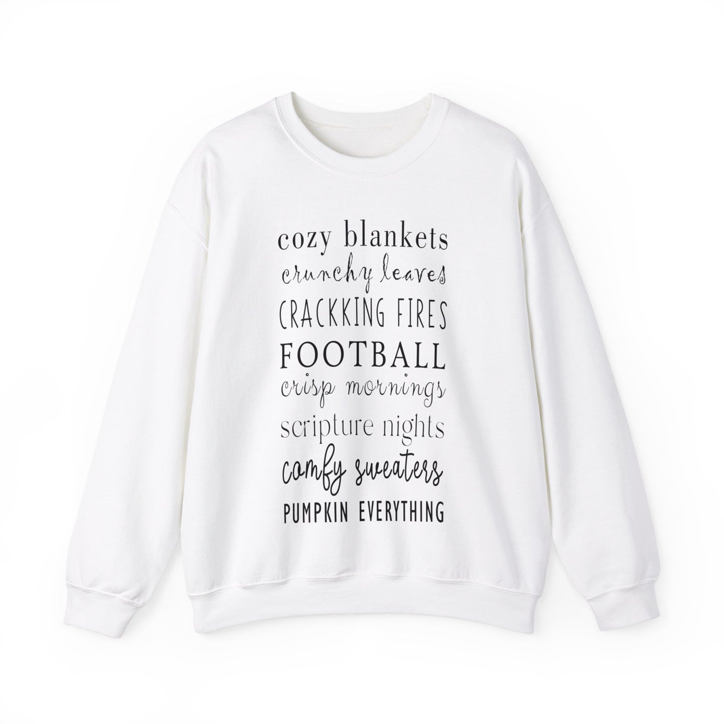 Fall Crewneck Sweatshirt For Women and Girls, Perfect For Religious Students, Bible Study Groups, Teachers, Perfect Gift For Christian Faith, Catholic School Gift & Faithful Individuals