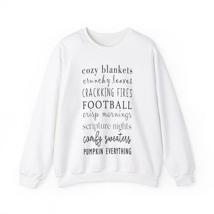 Fall Crewneck Sweatshirt For Women and Girls, Perfect For Religious Students, Bible Study Groups, Teachers, Perfect Gift For Christian Faith, Catholic School Gift & Faithful Individuals