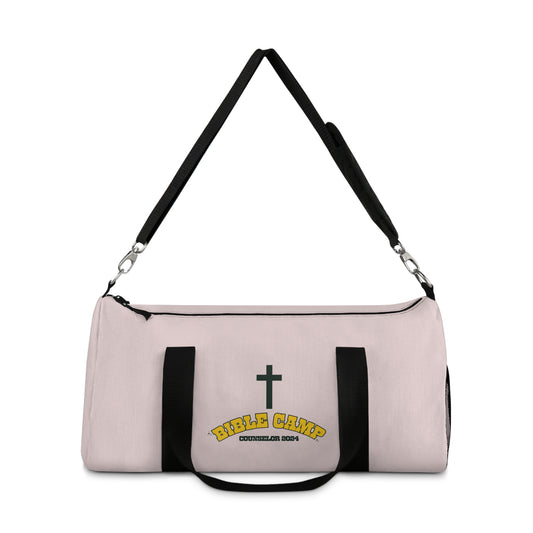 Camp Counselor Duffel Bag, For Campers, Perfect For Religious Individuals, Women and Bible Study Camps, Perfect Gift For Christian Faith, Catholic School Gift & Faithful Individuals