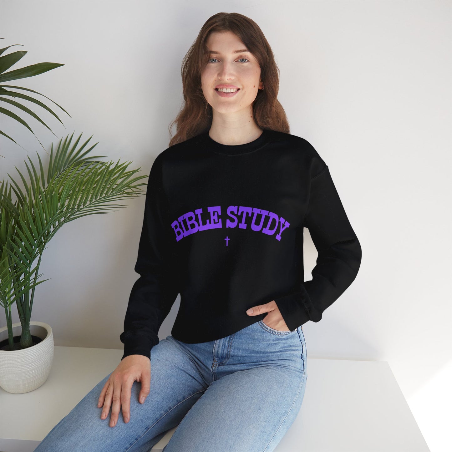 Crewneck Sweatshirt For Bible Study Groups, Summer Campers For Women and Girls, Perfect For Religious Students, Campers, Counselors, Teachers, Perfect Gift For Christian Faith, Catholic School Gift & Faithful Individuals