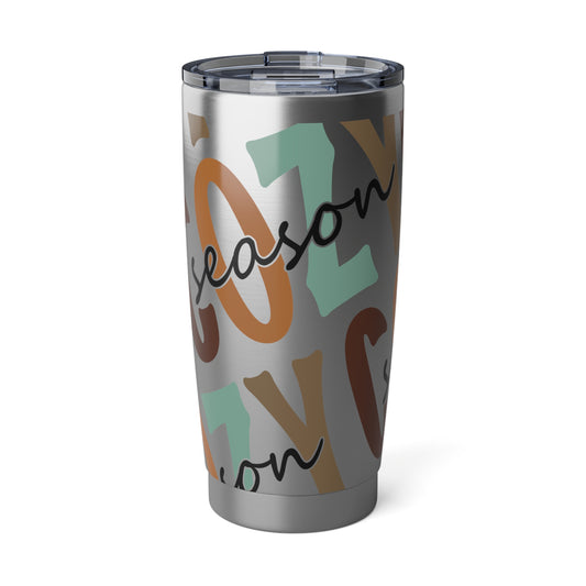 Fall Faithful Cozy Season Coffee Tea 20oz Tumbler For Bible Study Groups, Leaders, Teachers, Nurses, Artists, Perfect For Religious Students, Campers, Counselors, Perfect Gift For Christian Faith, Catholic School Gift & Faithful Individuals