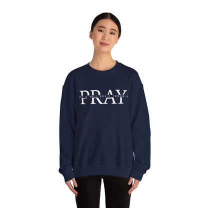 Pray For It Scripture Crewneck For Women, Perfect For Religious Students, Teachers, Perfect Gift For Christian Faith, Catholic School Gift & Faithful Individuals