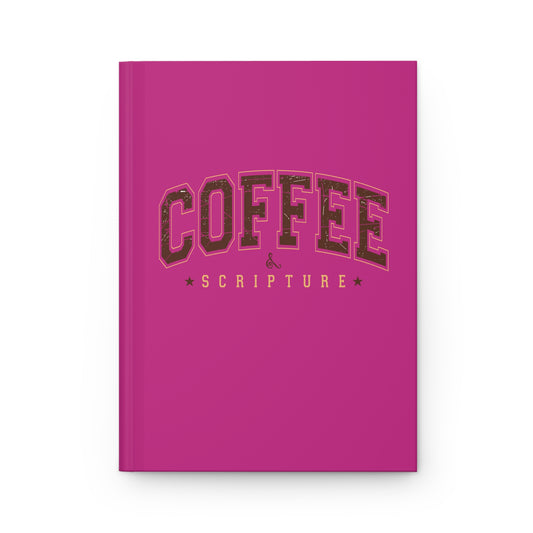 Hardcover Coffee & Scripture Journal for Women, Matte Prayer Journal ,Lined Book Perfect For Religious Students, Teachers, Perfect Gift For Christian Faith, Catholic School Gift & Faithful Individuals